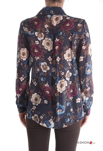 Chemise manches longues à collet à boutons - ph 2