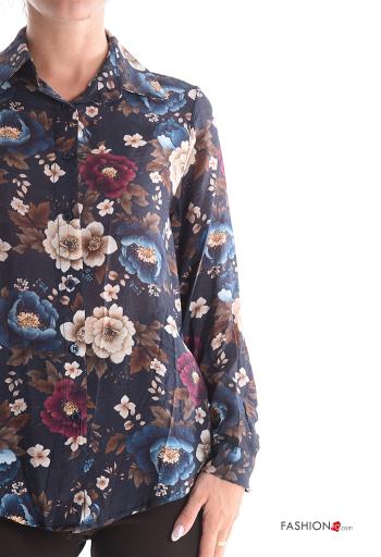 Chemise manches longues à collet à boutons - ph 4