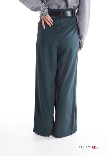 Pantalone wide leg con elastico con cintura con tasche - ph 2