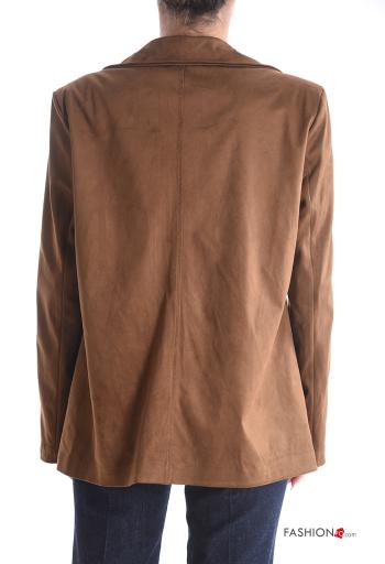 lange ärmel Jacke mit Knöpfen mit Taschen - ph 2