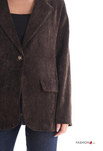 lange ärmel Blazer mit Knöpfen mit Futter - ph 4