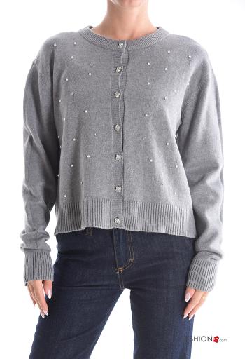 Cardigã Estilo Casual