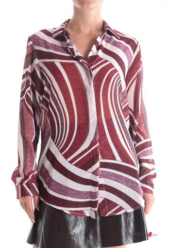 Camicia maniche lunghe con colletto con bottoni