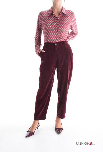 Camicia maniche lunghe con colletto Fantasia mista con bottoni - ph 5