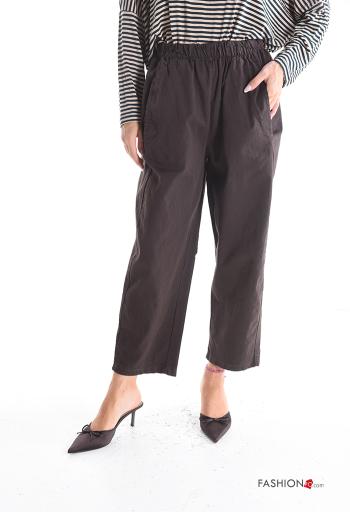 Pantalone in Cotone con elastico