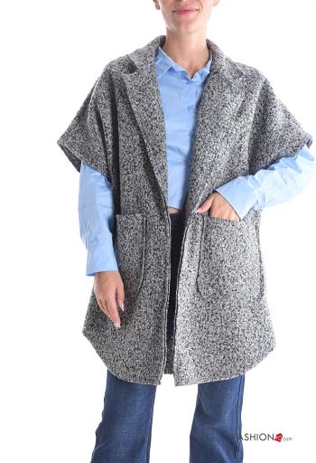 Smanicato maniche corte con tasche senza fodera - ph 1