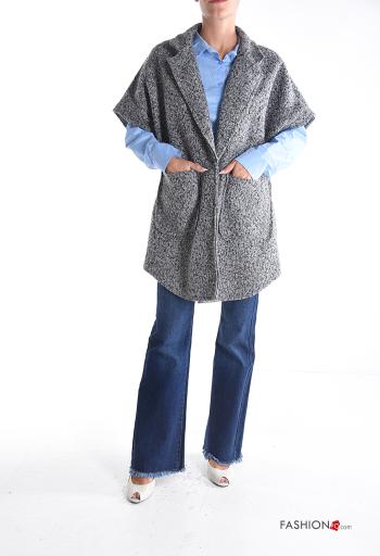 Smanicato maniche corte con tasche senza fodera - ph 5