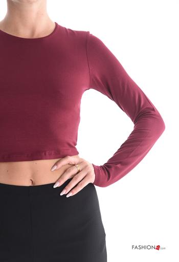 T-shirt à manches longues courte col rond manches longues - ph 4