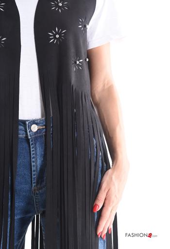 Embroidered Gilet with fringe - ph 4