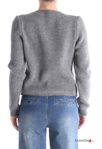 Cardigan in Misto Lana - ph 2