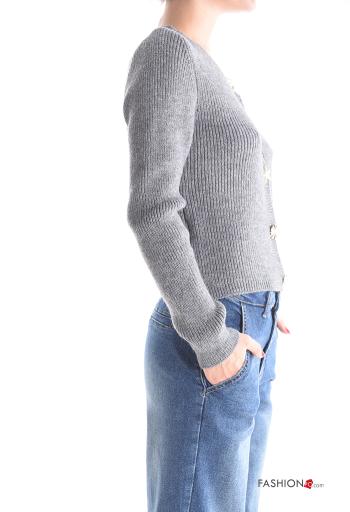 Cardigan in Misto Lana - ph 3