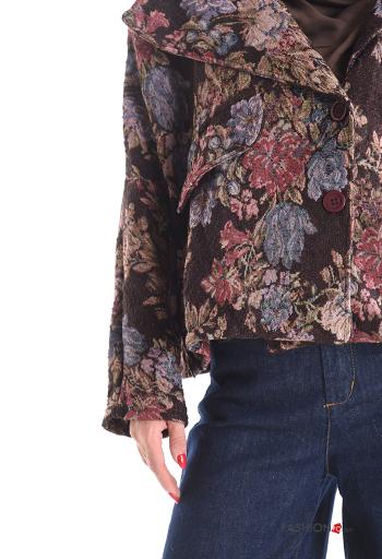 Cappotto in Cotone con colletto con bottoni senza fodera - ph 4