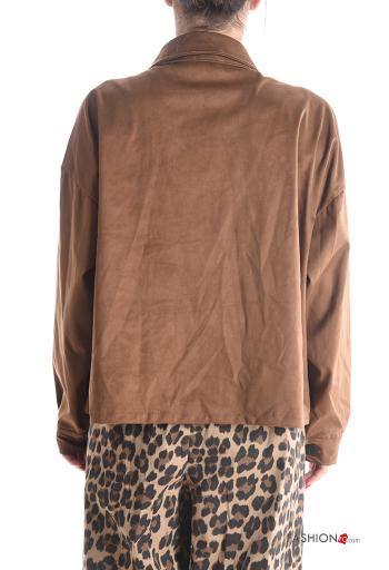 Cappotto maniche lunghe con colletto con bottoni con tasche - ph 2