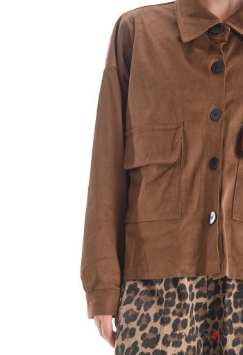 Cappotto maniche lunghe con colletto con bottoni con tasche - ph 4