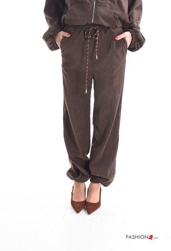 Pantalone con tasche con elastico - ph 1