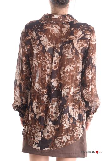 Camicia in Misto Lana maniche lunghe con colletto con bottoni - ph 2