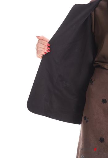 Giacca maniche lunghe girocollo con paillettes con tasche - ph 6