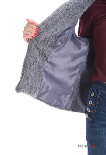 Smanicato con colletto con zip con fodera - ph 6