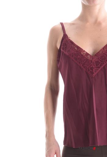Top scollato sulla schiena pizzo senza maniche - ph 4
