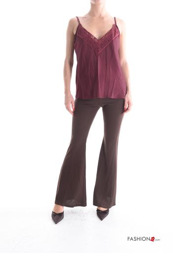 Top scollato sulla schiena pizzo senza maniche - ph 5