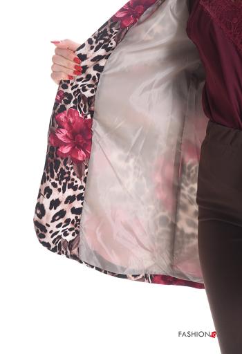 Blazer maniche lunghe Fantasia mista con fodera - ph 6