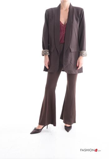 Blazer manga comprida Padrão animal com forro - ph 5