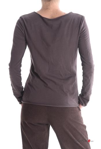 T-shirt à manches longues en Coton col rond - ph 2