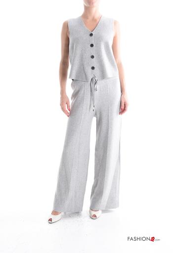 Pantalone wide leg con elastico - ph 5