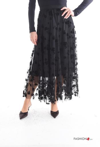 Gonna tulle con fodera con elastico - ph 1