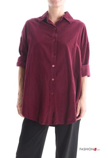 long sleeve with collar Cotton Shirt with buttons - ph 1