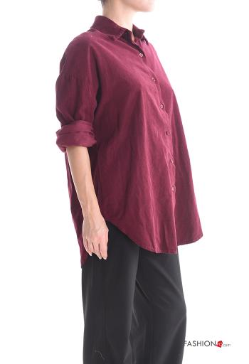 long sleeve with collar Cotton Shirt with buttons - ph 3