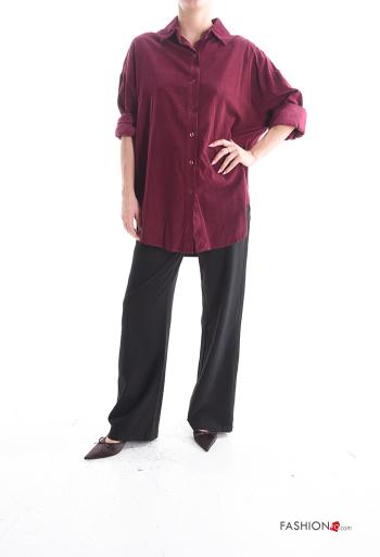 long sleeve with collar Cotton Shirt with buttons - ph 5