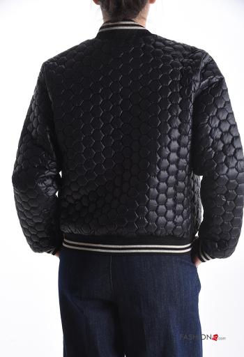 Chaqueta bomber manga larga con cremallera con bolsillos con forro - ph 2