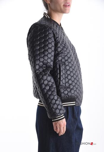 Chaqueta bomber manga larga con cremallera con bolsillos con forro - ph 3