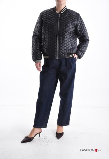 Chaqueta bomber manga larga con cremallera con bolsillos con forro - ph 5