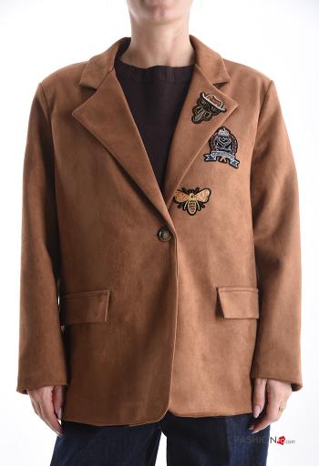 long sleeve Blazer with buttons with lining - ph 1