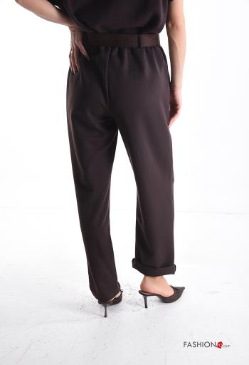 Pantalone con elastico con cintura con tasche - ph 2