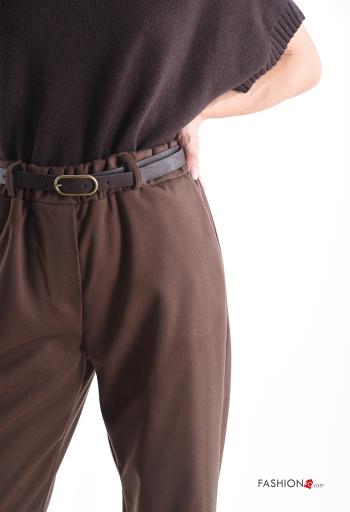 Trousers with belt with elastic - ph 4