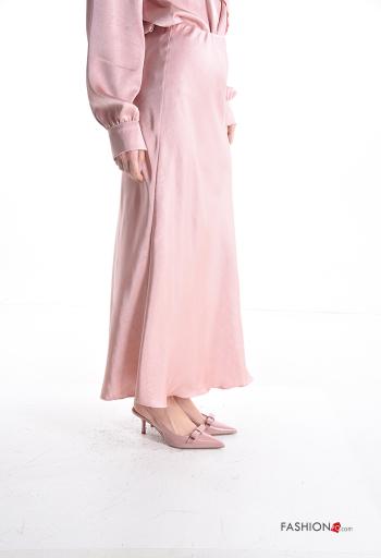 Falda satén con elástico - ph 3