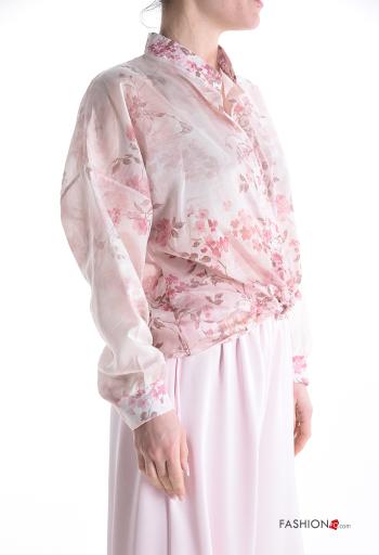 Camisa manga larga Estampado Floral con botones - ph 3