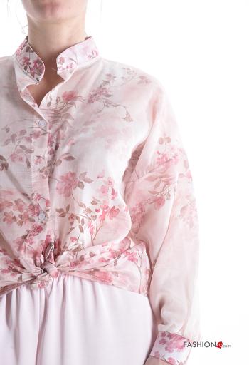 Camisa manga larga Estampado Floral con botones - ph 4