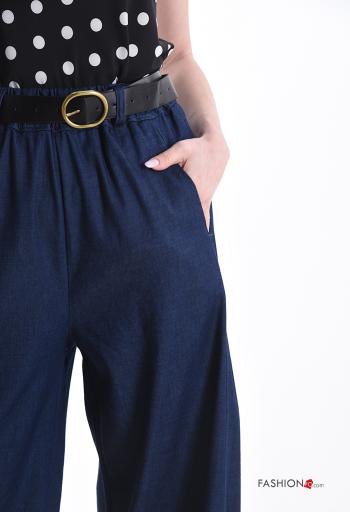 Hose aus Baumwolle mit Gürtel - ph 4