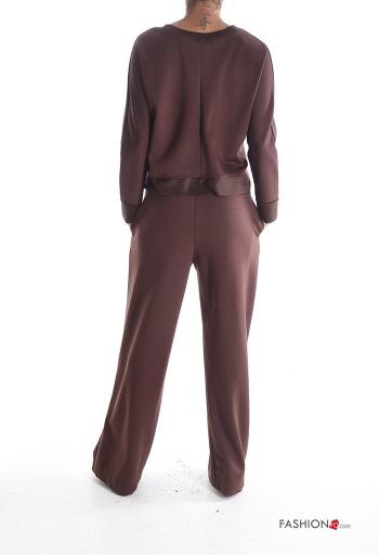 long sleeve crew neck Co-ord with pockets with elastic - ph 2