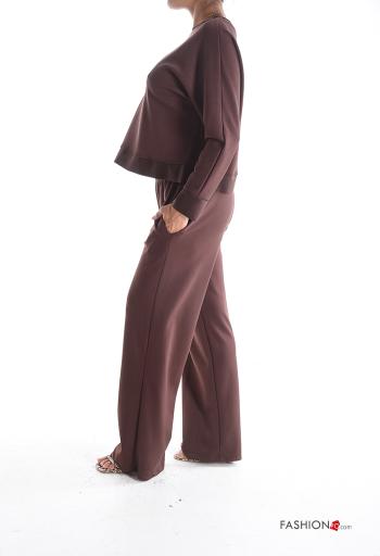 long sleeve crew neck Co-ord with pockets with elastic - ph 3