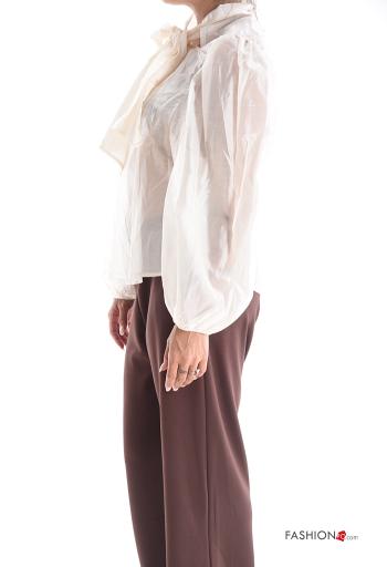 Blouse manches longues avec noeud - ph 3