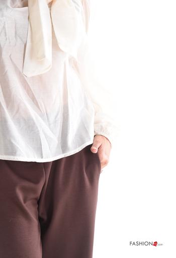 Blouse manches longues avec noeud - ph 4