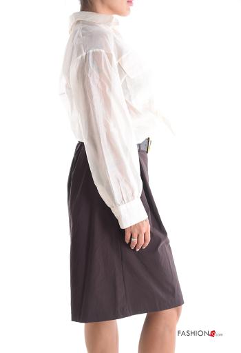 long sleeve with collar Shirt with buttons with pockets - ph 3