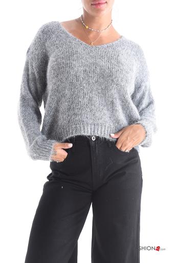 Strickpullover aus Mohair