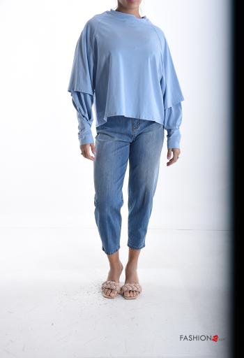 Maglietta a manica lunga in Cotone girocollo - ph 5