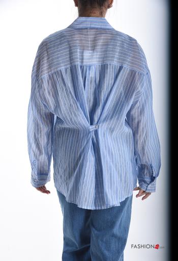 Striped long sleeve with collar Shirt with buttons - ph 2